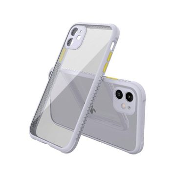 BSSM Miami Şeffaf Silikon Lila iPhone 12 Mini Kılıf