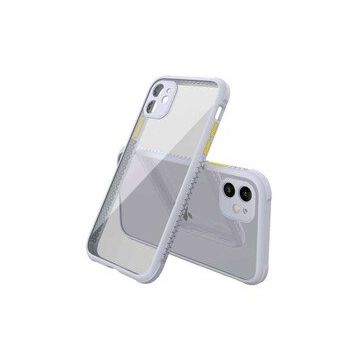 BSSM Miami Şeffaf Silikon Lila iPhone 12 Mini Kılıf