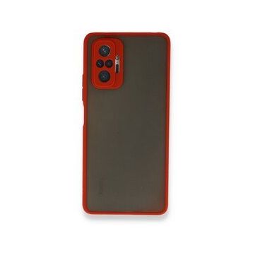 BSSM Montreal Silikon Kapak - Kırmızı Xiaomi Redmi Note 10 Pro Kılıf