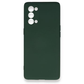 BSSM Nano İçi Kadife Silikon - Koyu Yeşil Oppo Reno 5 Pro Kılıf