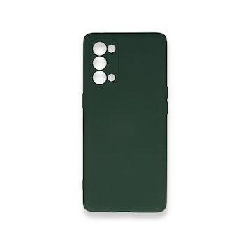 BSSM Nano İçi Kadife Silikon - Koyu Yeşil Oppo Reno 5 Pro Kılıf