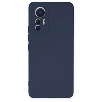 BSSM Nano İçi Kadife Silikon - Lacivert Xiaomi Mi 12 Lite Kılıf
