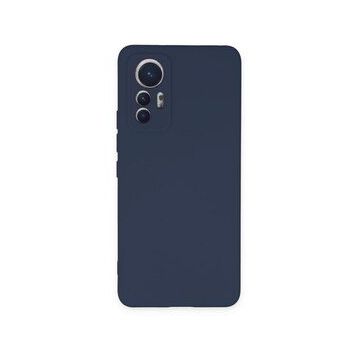 BSSM Nano İçi Kadife Silikon - Lacivert Xiaomi Mi 12 Lite Kılıf