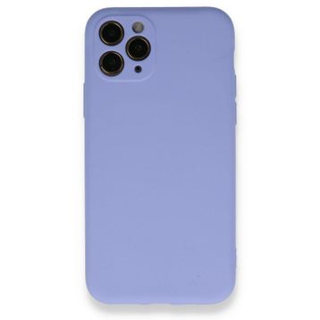 BSSM Nano İçi Kadife Silikon - Lila iPhone 11 Pro Kılıf