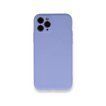 BSSM Nano İçi Kadife Silikon - Lila iPhone 11 Pro Kılıf