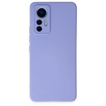 BSSM Nano İçi Kadife Silikon - Lila Xiaomi Mi 12 Lite Kılıf