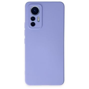 BSSM Nano İçi Kadife Silikon - Lila Xiaomi Mi 12 Lite Kılıf