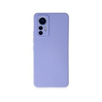 BSSM Nano İçi Kadife Silikon - Lila Xiaomi Mi 12 Lite Kılıf