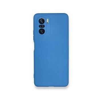 BSSM Nano içi Kadife Silikon - Mavi Xiaomi Poco F3 Kılıf