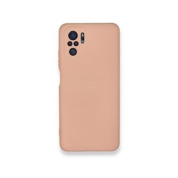 BSSM Nano içi Kadife Silikon - Pudra Xiaomi Redmi Note 10 Kılıf