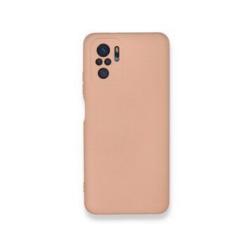 BSSM Nano içi Kadife Silikon - Pudra Xiaomi Redmi Note 10 Kılıf
