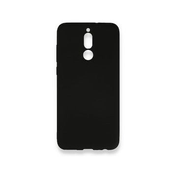 BSSM Nano içi Kadife Silikon Siyah Huawei Mate 10 Lite Kılıf