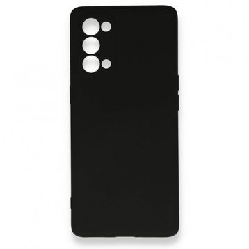 BSSM Nano İçi Kadife Silikon - Siyah Oppo Reno 5 Kılıf
