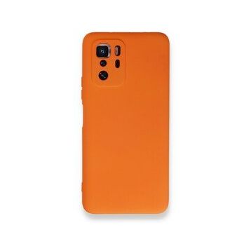 BSSM Nano içi Kadife Silikon - Turuncu Xiaomi Poco X3 GT Kılıf