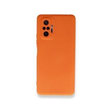 BSSM Nano İçi Kadife Silikon - Turuncu Xiaomi Redmi Note 10 Pro Kılıf