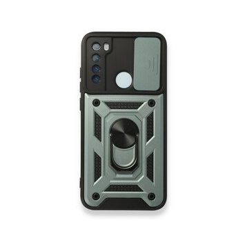 BSSM Pars Lens Yüzüklü Silikon - Yeşil Xiaomi Redmi Note 8 Kılıf