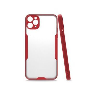 BSSM Platin Silikon - Kırmızı iPhone 11 Pro Kılıf