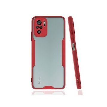 BSSM Platin Silikon - Kırmızı Xiaomi Redmi Note 10 Kılıf