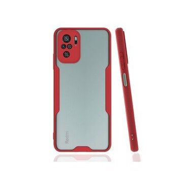 BSSM Platin Silikon - Kırmızı Xiaomi Redmi Note 10 Kılıf
