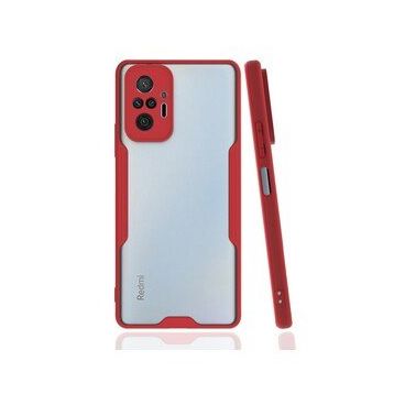 BSSM Platin Silikon - Kırmızı Xiaomi Redmi Note 10 Pro Kılıf