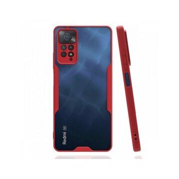 BSSM Platin Silikon - Kırmızı Xiaomi Redmi Note 11 Pro Kılıf