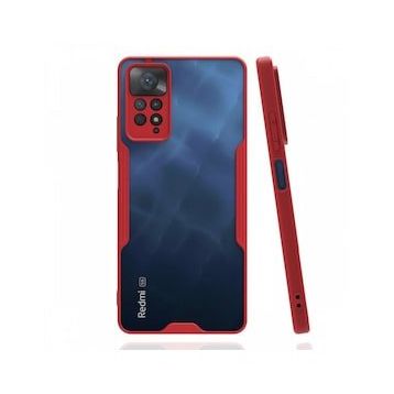 BSSM Platin Silikon - Kırmızı Xiaomi Redmi Note 11 Pro Kılıf