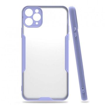 BSSM Platin Silikon - Lila iPhone 11 Pro Kılıf
