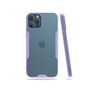 BSSM Platin Silikon - Lila iPhone 12 Pro Max Kılıf