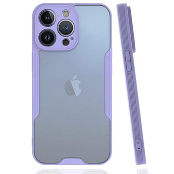 BSSM Platin Silikon - Lila iPhone 14 Pro Max Kılıf