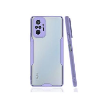 BSSM Platin Silikon - Lila Xiaomi Redmi Note 10 Pro Kılıf