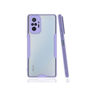 BSSM Platin Silikon - Lila Xiaomi Redmi Note 10 Pro Kılıf