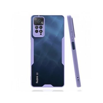 BSSM Platin Silikon - Lila Xiaomi Redmi Note 11 Pro Kılıf