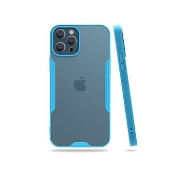 BSSM Platin Silikon - Mavi iPhone 12 Pro Max Kılıf