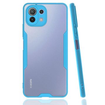 BSSM Platin Silikon - Mavi Xiaomi Mİ 11 Lite Kılıf