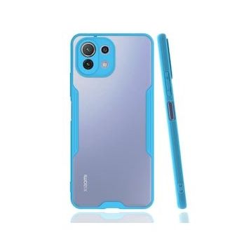 BSSM Platin Silikon - Mavi Xiaomi Mİ 11 Lite Kılıf