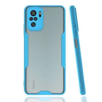 BSSM Platin Silikon - Mavi Xiaomi Redmi Note 10 Kılıf