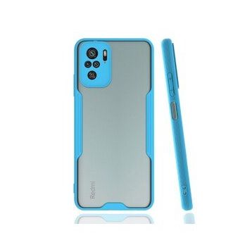 BSSM Platin Silikon - Mavi Xiaomi Redmi Note 10 Kılıf