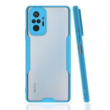 BSSM Platin Silikon - Mavi Xiaomi Redmi Note 10 Pro Kılıf