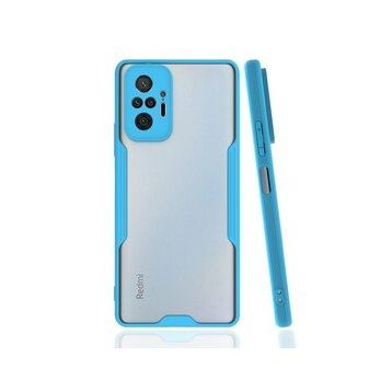 BSSM Platin Silikon - Mavi Xiaomi Redmi Note 10 Pro Kılıf
