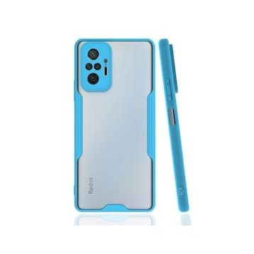 BSSM Platin Silikon - Mavi Xiaomi Redmi Note 10 Pro Kılıf