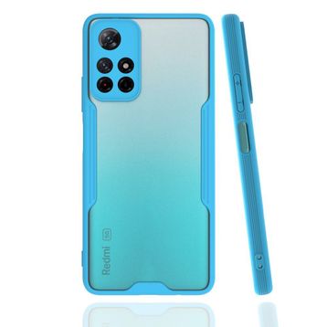 BSSM Platin Silikon - Mavi Xiaomi Redmi Note 11T Kılıf