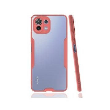 BSSM Platin Silikon - Pembe Xiaomi Mİ 11 Lite Kılıf