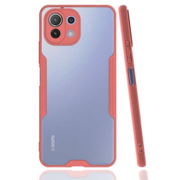 BSSM Platin Silikon - Pembe Xiaomi Mİ 11 Lite Kılıf