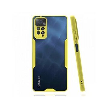 BSSM Platin Silikon - Sarı Xiaomi Redmi Note 11 Pro Kılıf