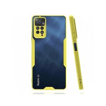 BSSM Platin Silikon - Sarı Xiaomi Redmi Note 11 Pro Kılıf