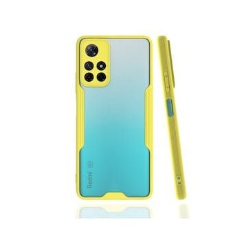 BSSM Platin Silikon - Sarı Xiaomi Redmi Note 11T Kılıf