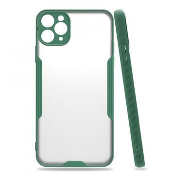 BSSM Platin Silikon - Yeşil iPhone 11 Pro Kılıf