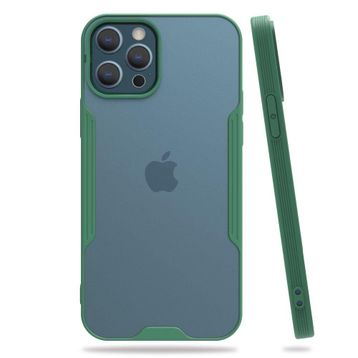 BSSM Platin Silikon - Yeşil iPhone 12 Pro Max Kılıf