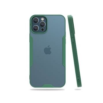 BSSM Platin Silikon - Yeşil iPhone 12 Pro Max Kılıf