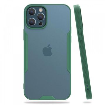 BSSM Platin Silikon - Yeşil iPhone 12 Pro Max Kılıf